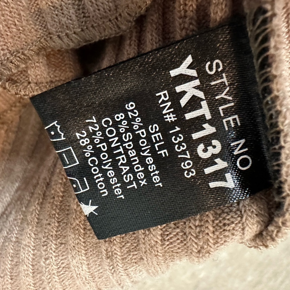 New POL Knit Crochet Raw Hem Overlay Sweater Women’s size Small - Picture 12 of 16